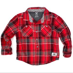 * SHAUN WHITE Boys Long Sleeve Flannel *